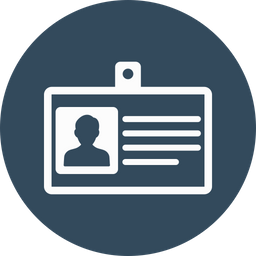 Employee card  Icon