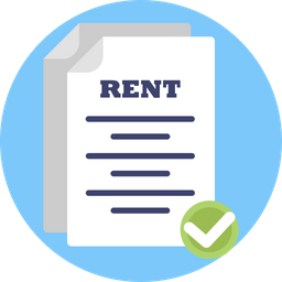 Check Rent Document  Icon