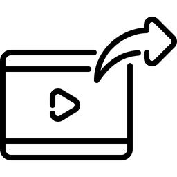 Video teilen  Symbol