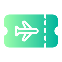 Airplane ticket  Icon