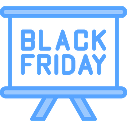 Black Friday Presentation  Icon