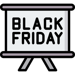 Black Friday Presentation  Icon