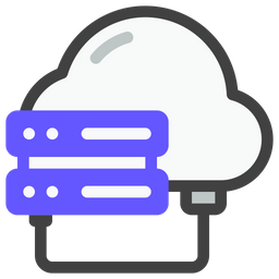 Cloud Server  Icon