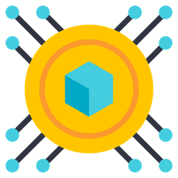 Blockchain-Netzwerk  Symbol