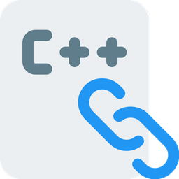 C Plus Plus File Link  Icon