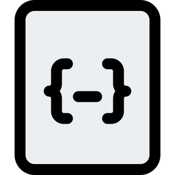 Brackets File  Icon