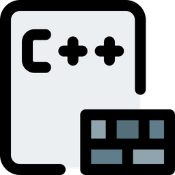 C Plus Plus File Blur  Icon