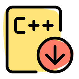 C Plus Plus File Down  Icon