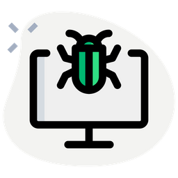 Bug Computer  Icon