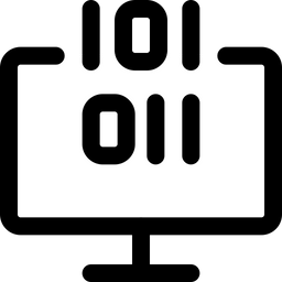 Binary Computer  Icon