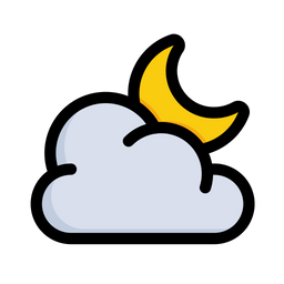 Cloudy Night  Icon