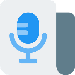 Audio News Content  Icon