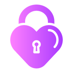 Heart Lock  Icon