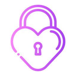 Heart Lock  Icon