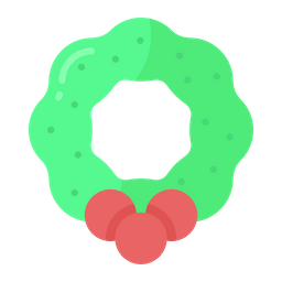 Christmas wreath  Icon