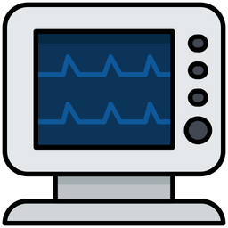 EKG-Gerät  Symbol