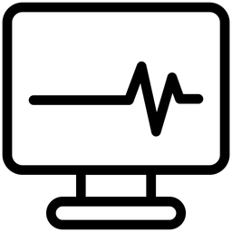 Máquina de ecg  Ícone