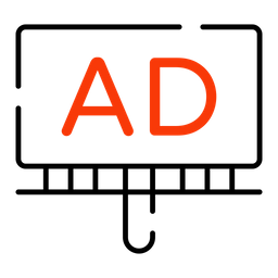 Advertisement Board  Icon