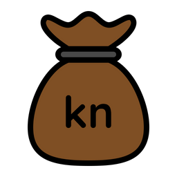 Kuna money bag  Icon