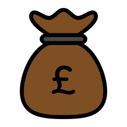 Pound money bag  Icon