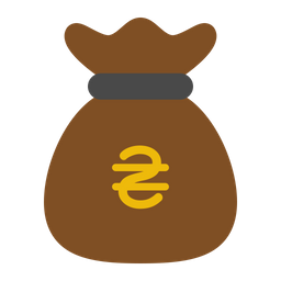 Hryvnia money bag  Icon