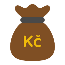 Koruna money bag  Icon