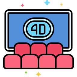 4 D Cinema  Icon