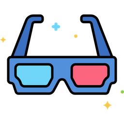 3 D Glasses  Icon