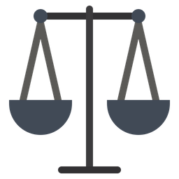 Balanced Balance Scale Libra Icon
