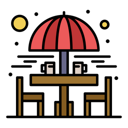 Cafe Table  Icon