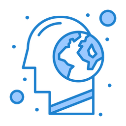 Brain Earth  Icon