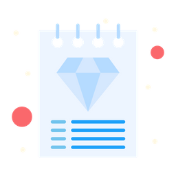 Diamond Document  Icon