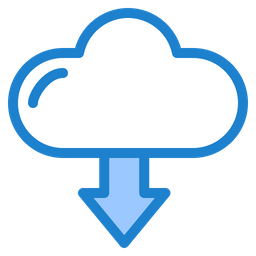 Cloud Download  Icon