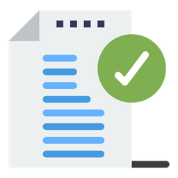 Approve Document  Icon