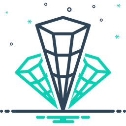 Crystal stone  Icon