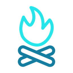 Burning Wood  Icon