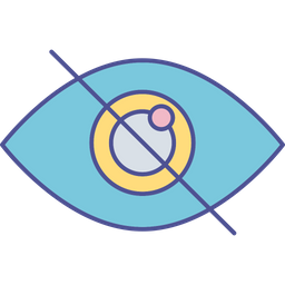 Disable eye  Icon