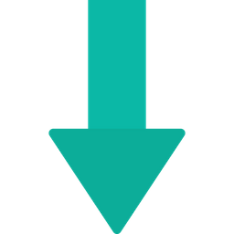 Pfeil nach unten  Symbol