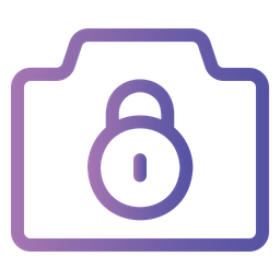 Camera Padlock  Icon