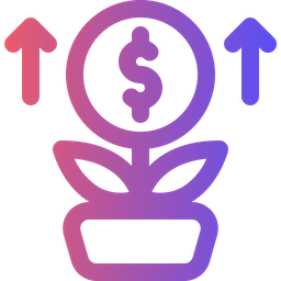 Money Growth  Icon