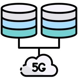 Cloud database  Icon