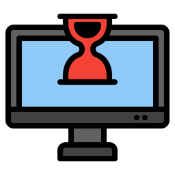 Hourglass computer  Icon