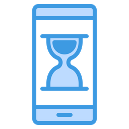 Hourglass smartphone  Icon