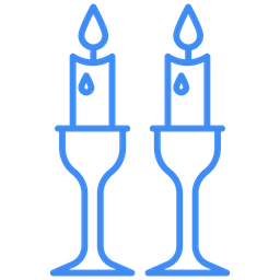 Kerzenständer  Symbol