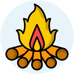 Lagerfeuer  Symbol