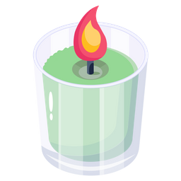 Candle Glass  Icon