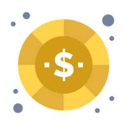 Dollar Coin  Icon