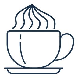 Sahnekaffee  Symbol