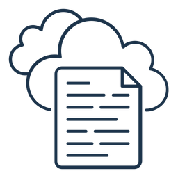 Cloud File  Icon