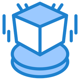 3 D Box  Icon